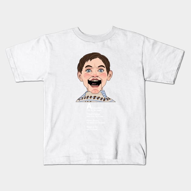 Fats | Magic 1978 | Creepy Ventriloquist Dummy Kids T-Shirt by Jakmalone